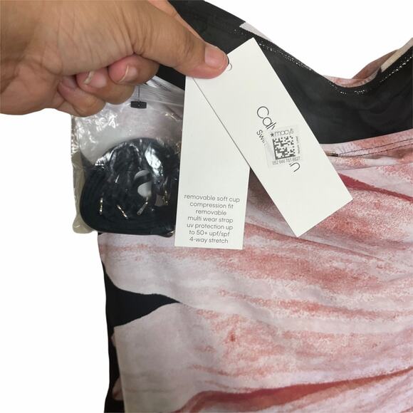 Calvin Klein Gerber Daisy One Piece Swim Multi 10 - Picture 9 of 13